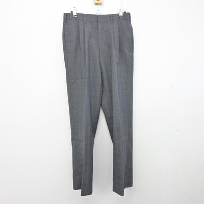 【中古】兵庫県 明石西高等学校 男子制服 3点 (ニット・ズボン) sf104067