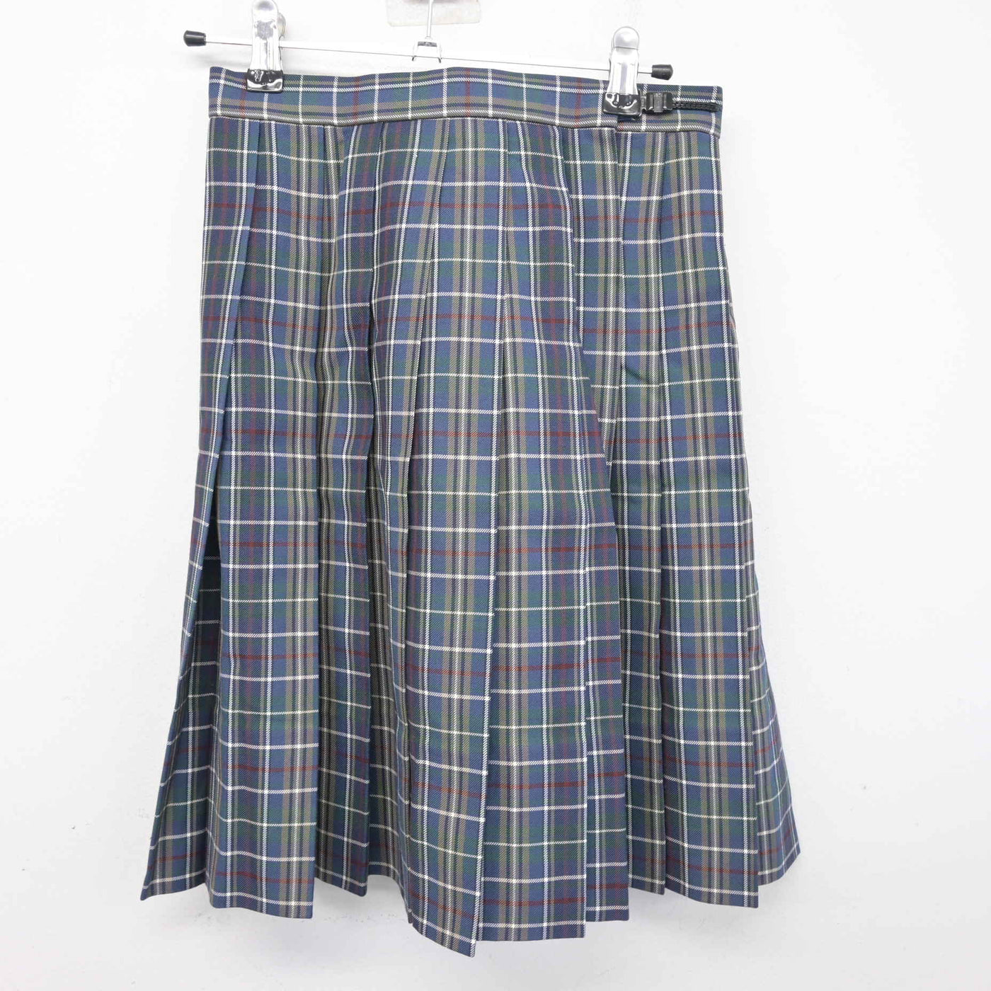 【中古】宮崎県 宮崎日本大学中学校/旧制服 女子制服 3点 (ニットベスト・シャツ・スカート) sf104069