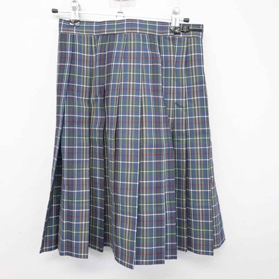 【中古】宮崎県 宮崎日本大学中学校/旧制服 女子制服 3点 (ニットベスト・シャツ・スカート) sf104069