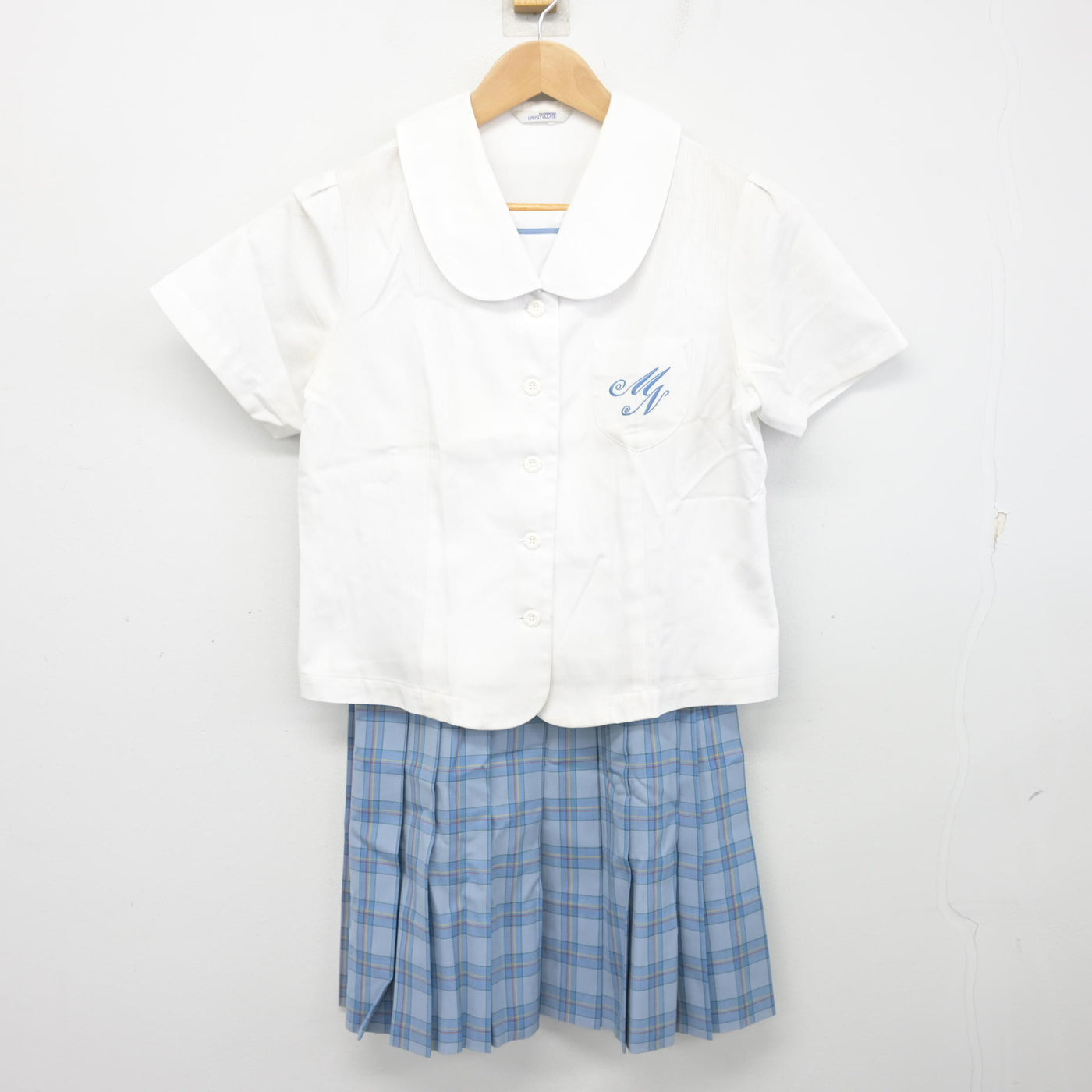 【中古】宮崎県 宮崎日本大学中学校/旧制服 女子制服 2点 (ブラウス・スカート) sf104070