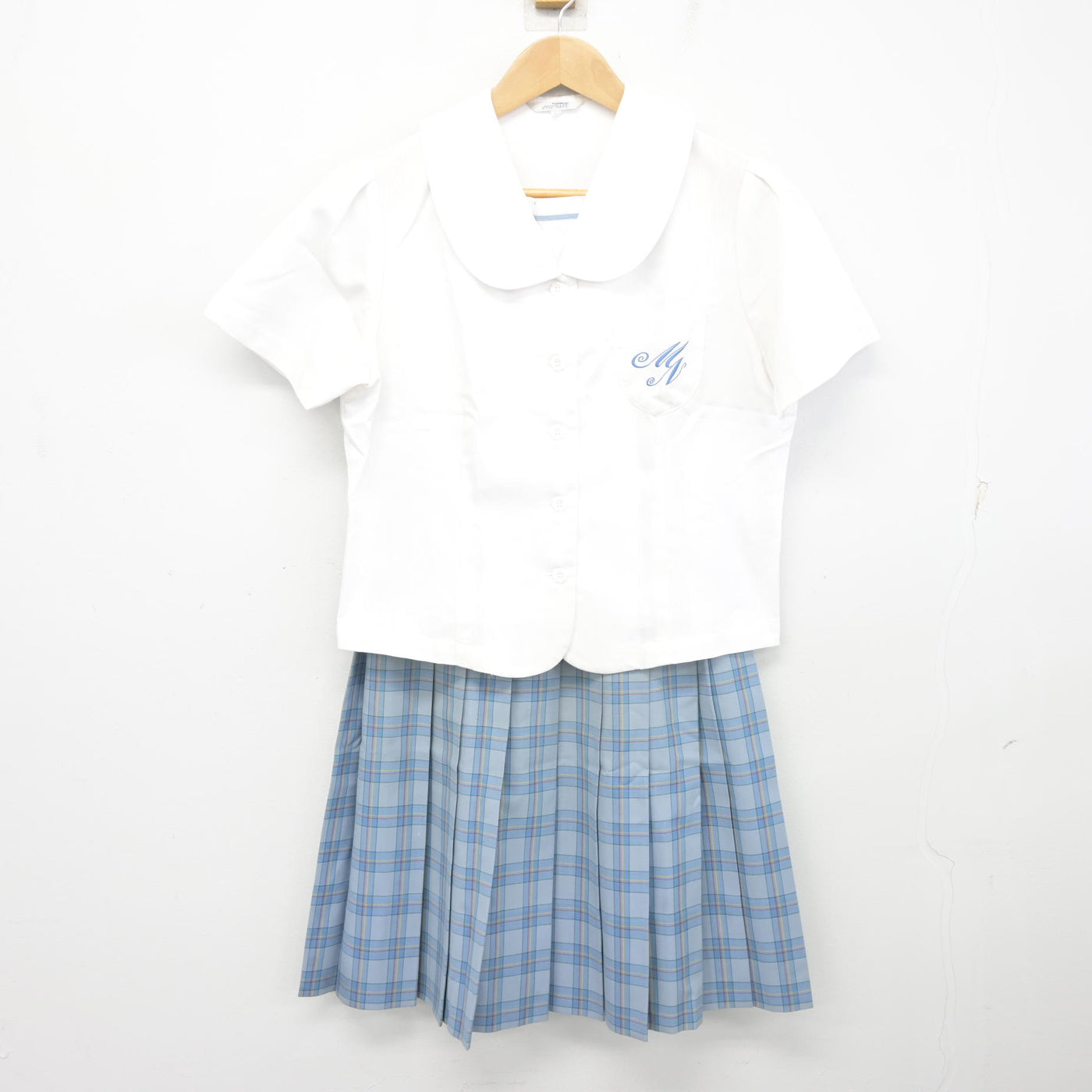 【中古】宮崎県 宮崎日本大学中学校/旧制服 女子制服 2点 (ブラウス・スカート) sf104071
