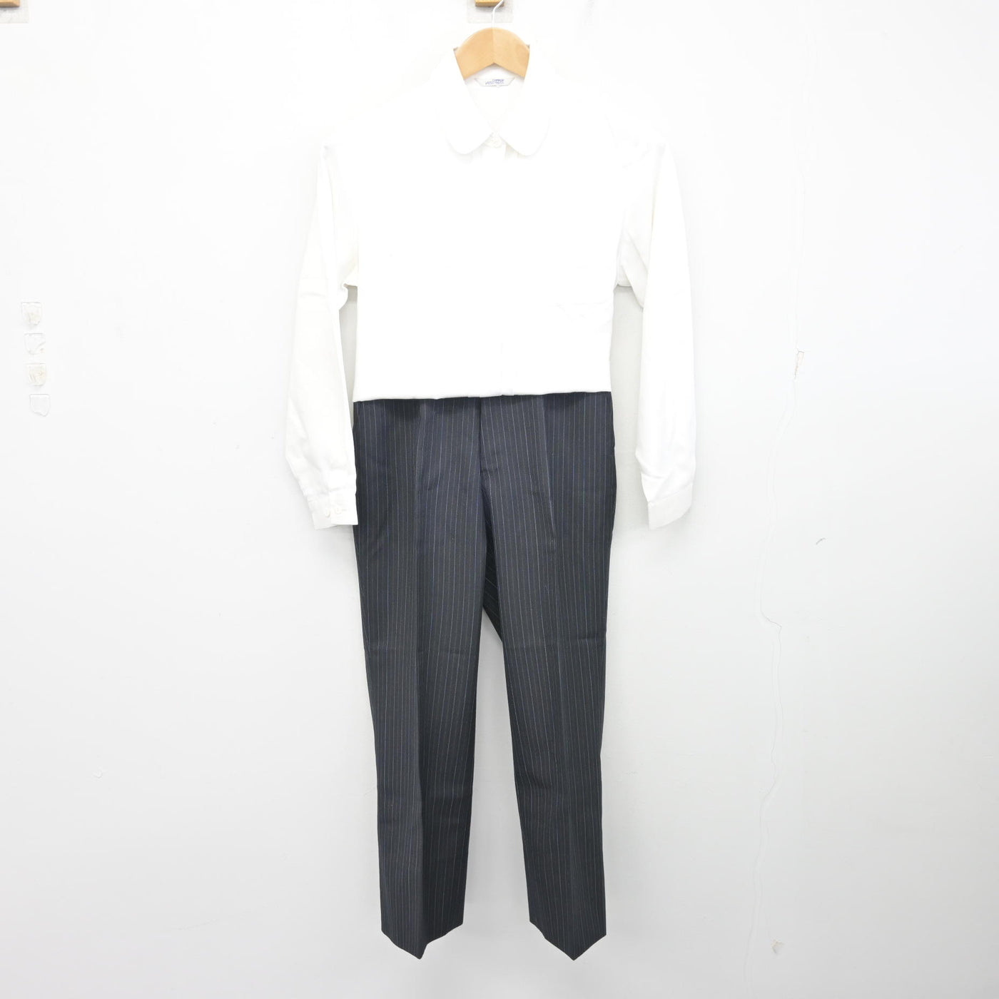【中古】宮崎県 宮崎日本大学中学校/旧制服 女子制服 2点 (シャツ・ズボン) sf104073