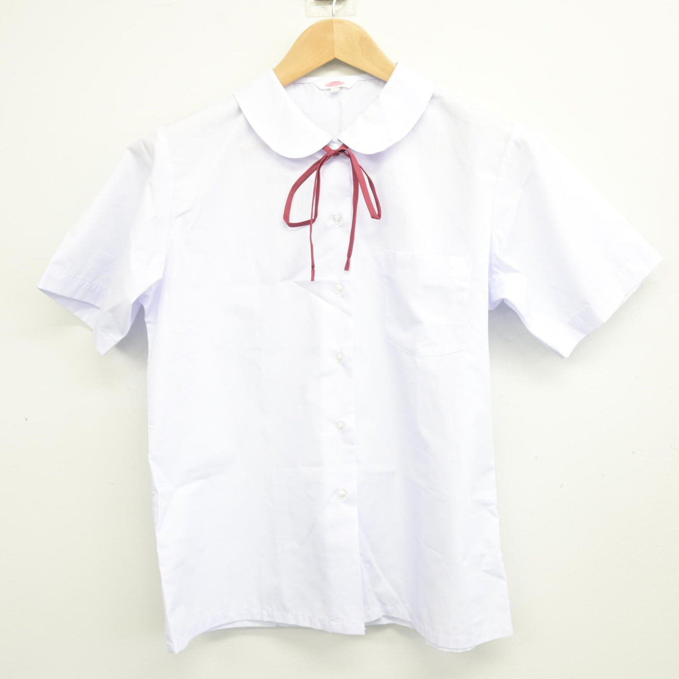 【中古】茨城県 日高中学校 女子制服 3点 (シャツ・スカート) sf104078