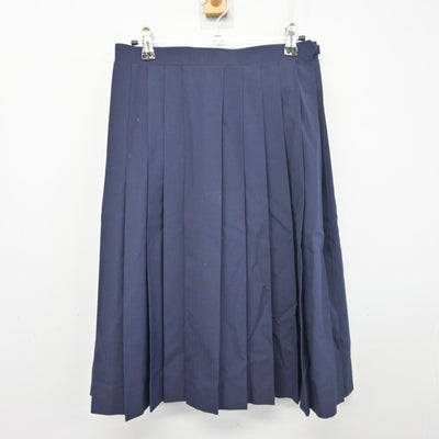 【中古】茨城県 日高中学校 女子制服 3点 (シャツ・スカート) sf104078