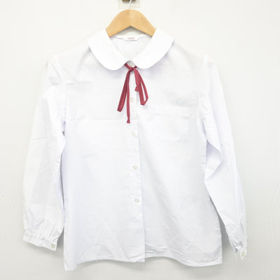 【中古】茨城県 日高中学校 女子制服 4点 (シャツ・シャツ) sf104079