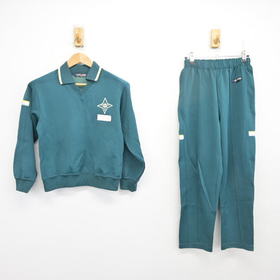 【中古】岩手県 黒石野中学校 女子制服 2点 (ジャージ 上・ジャージ 下) sf104095