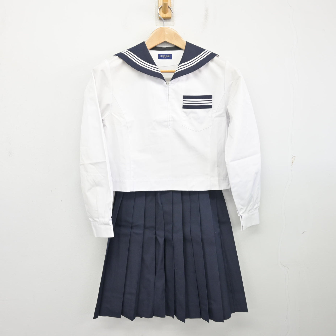 【中古】北海道 北海道札幌北高等学校 女子制服 3点 (セーラー服・スカート) sf104104