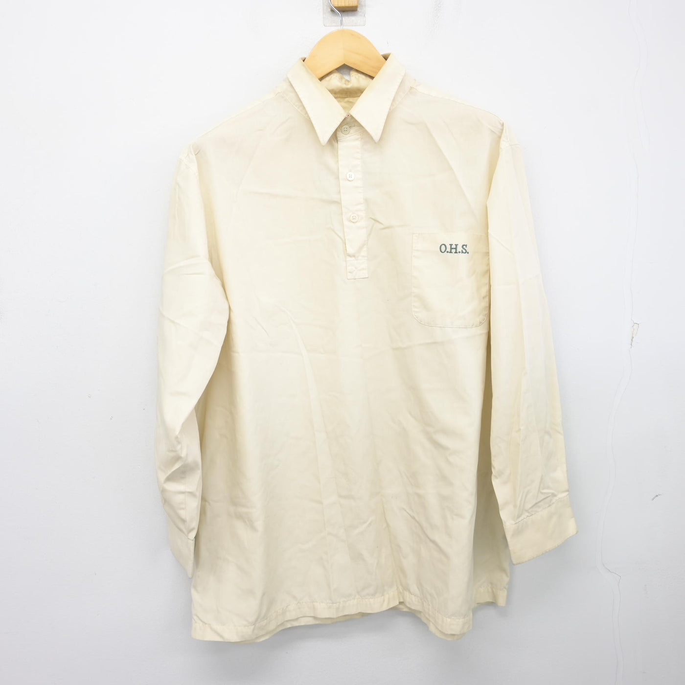 【中古】熊本県 小国高等学校 男子制服 2点 (シャツ・ズボン) sf104124