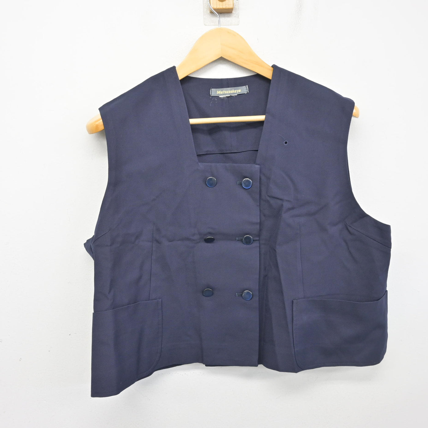 【中古】愛知県 同朋高等学校 女子制服 2点 (ベスト・スカート) sf104130