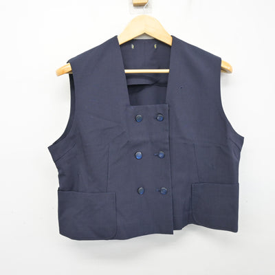 【中古】愛知県 同朋高等学校 女子制服 2点 (ベスト・スカート) sf104132