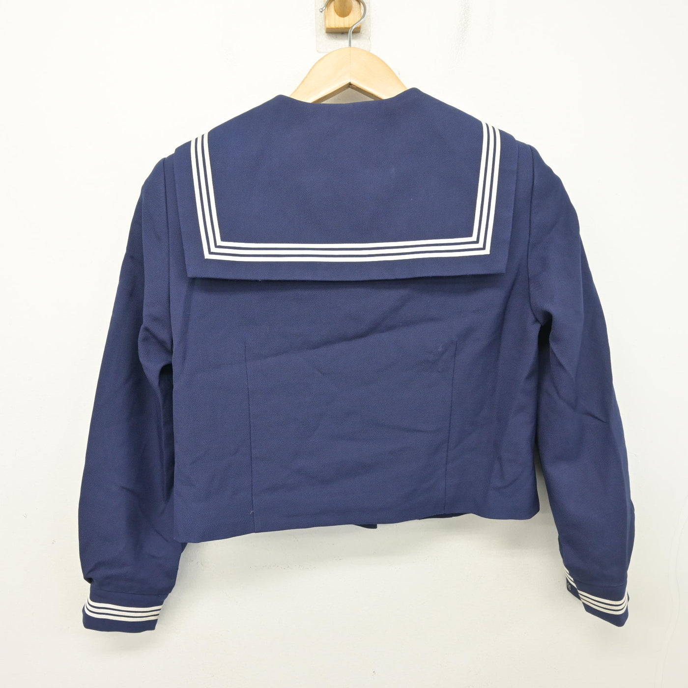 【中古】千葉県 畑沢中学校 女子制服 3点 (セーラー服・スカート) sf104140