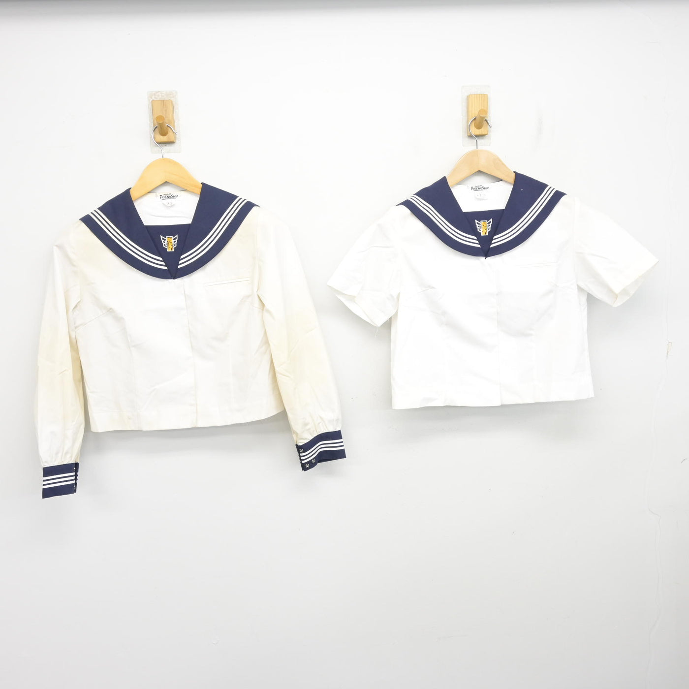 【中古】千葉県 畑沢中学校 女子制服 2点 (セーラー服) sf104143