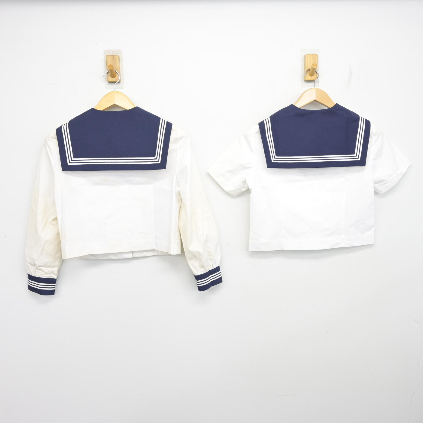 【中古】千葉県 畑沢中学校 女子制服 2点 (セーラー服) sf104143