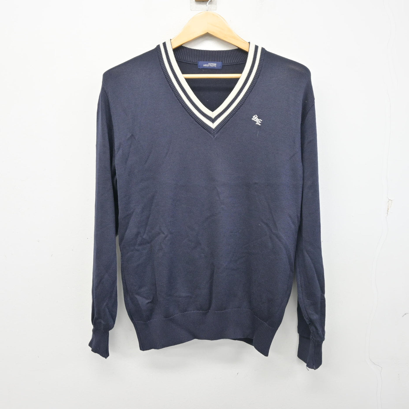 【中古】埼玉県 草加東高等学校 女子制服 2点 (ニット・ニットベスト) sf104146