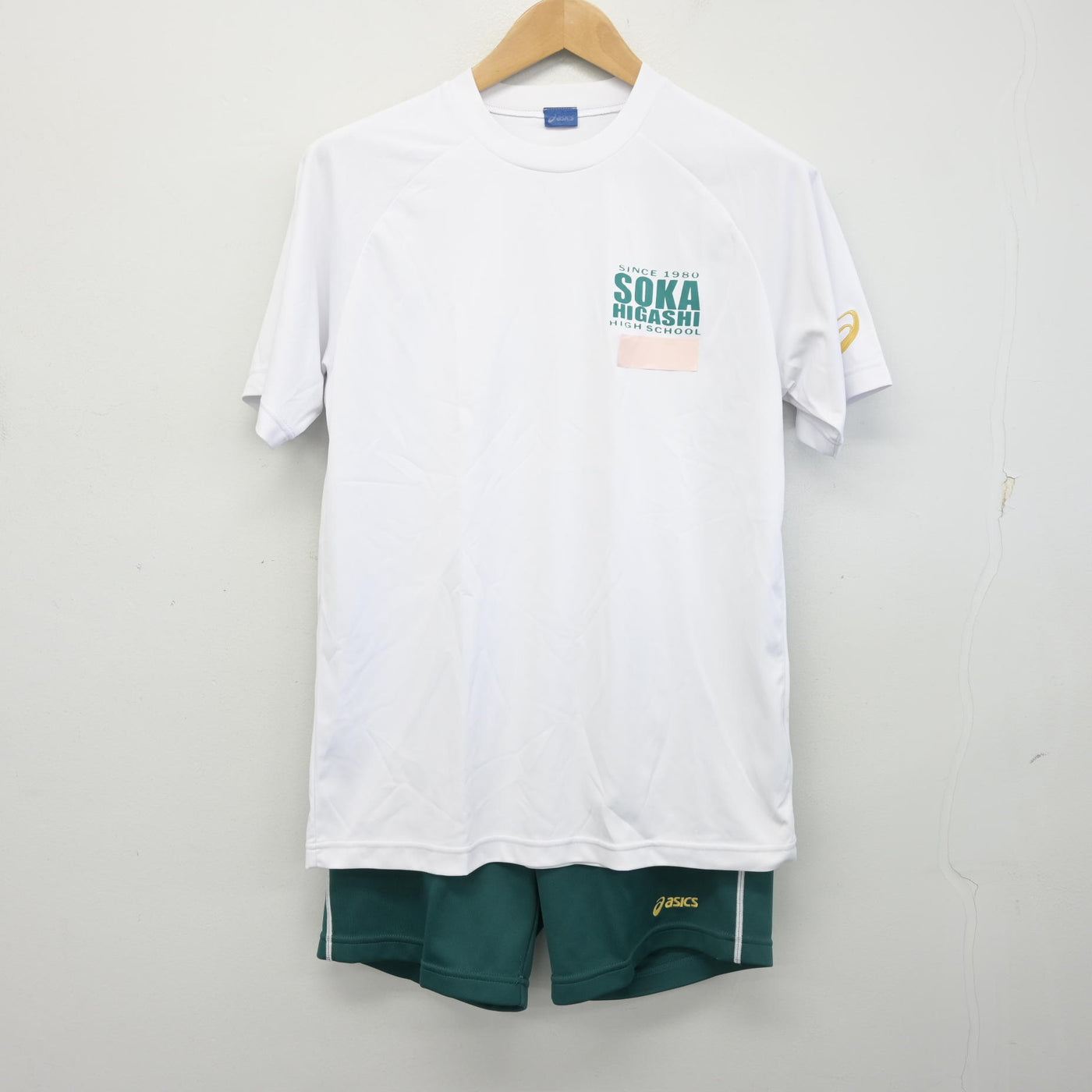 【中古】埼玉県 草加東高等学校 女子制服 2点 (体操服 上・体操服 下) sf104148