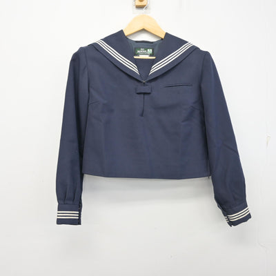 【中古】神奈川県 御幸中学校 女子制服 2点 (セーラー服・スカート) sf104151
