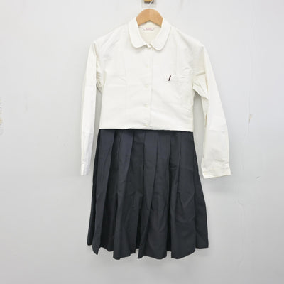 【中古】広島県 広島高等学校 女子制服 3点 (ブレザー・シャツ・スカート) sf104156