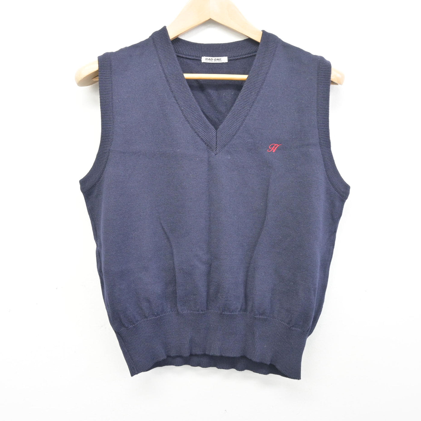 【中古】広島県 広島高等学校 女子制服 2点 (ニットベスト・スカート) sf104157