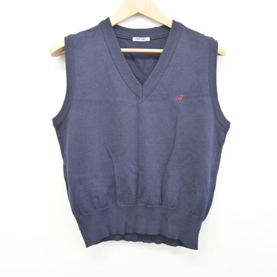 【中古】広島県 広島高等学校 女子制服 2点 (ニットベスト・スカート) sf104157