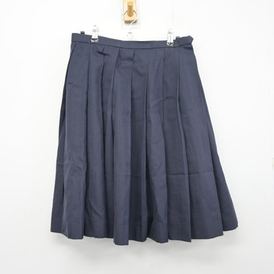 【中古】広島県 広島高等学校 女子制服 2点 (ニットベスト・スカート) sf104157