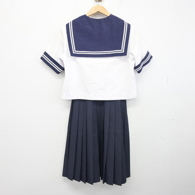 【中古】香川県 綾歌中学校 女子制服 2点 (セーラー服・スカート) sf104161