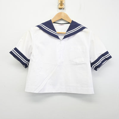 【中古】香川県 綾歌中学校 女子制服 2点 (セーラー服・スカート) sf104161
