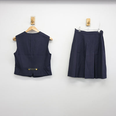【中古】香川県 高松桜井高等学校 女子制服 5点 (ブレザー・ベスト・スカート) sf104162