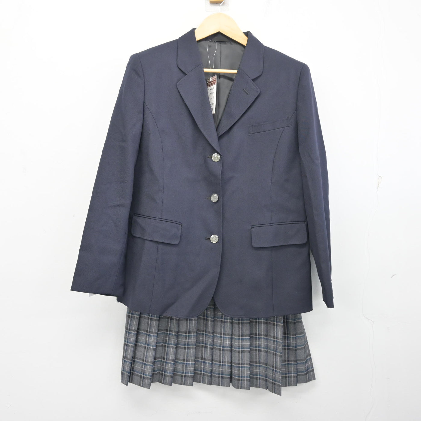 【中古】東京都 東村山市立第一中学校 女子制服 2点 (ブレザー・スカート) sf104164
