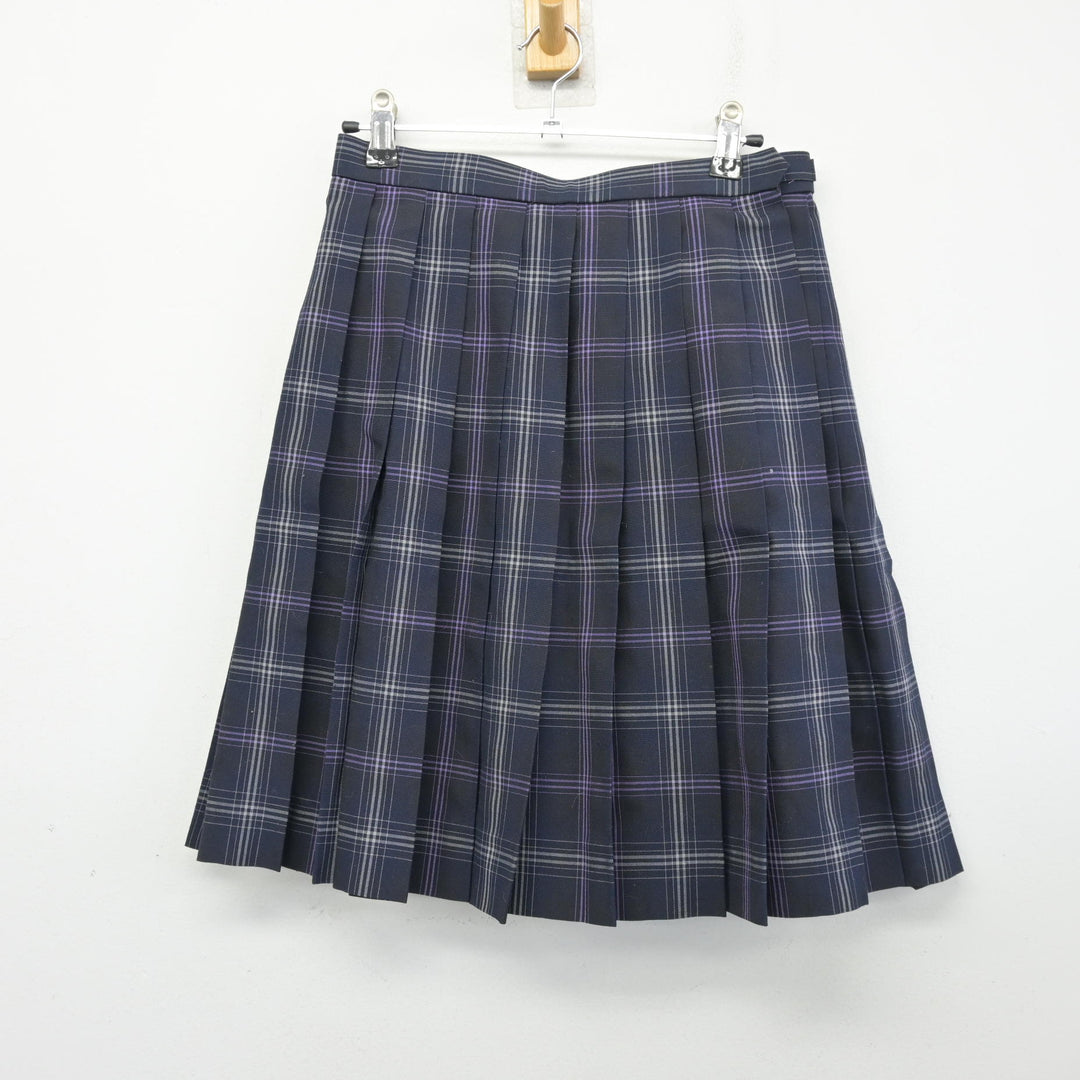 中古】 飛鳥未来高等学校 女子制服 4点 (ブレザー・ニット・スカート