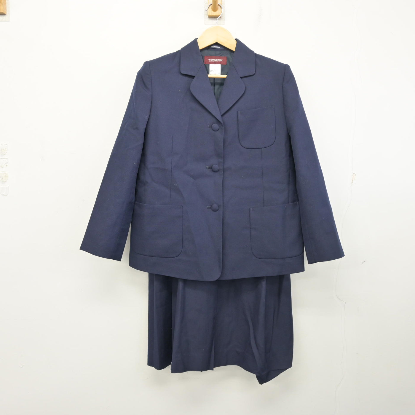 【中古】千葉県 千城台南中学校 女子制服 2点 (ブレザー・スカート) sf104167