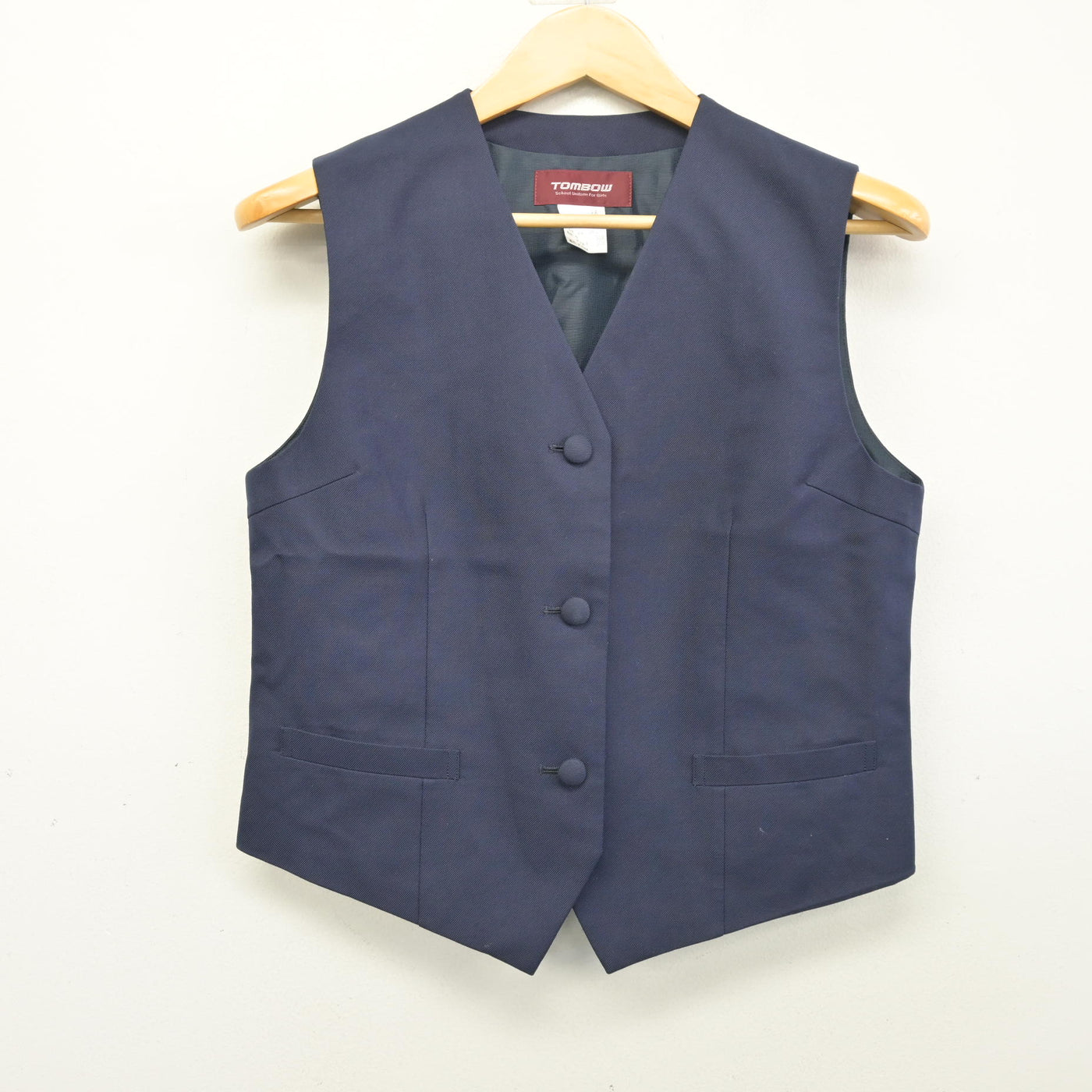 【中古】千葉県 千城台南中学校 女子制服 2点 (ベスト・スカート) sf104168