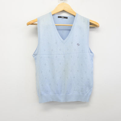 【中古】東京都 鷗友学園女子中学高等学校 女子制服 2点 (ニットベスト・シャツ) sf104173