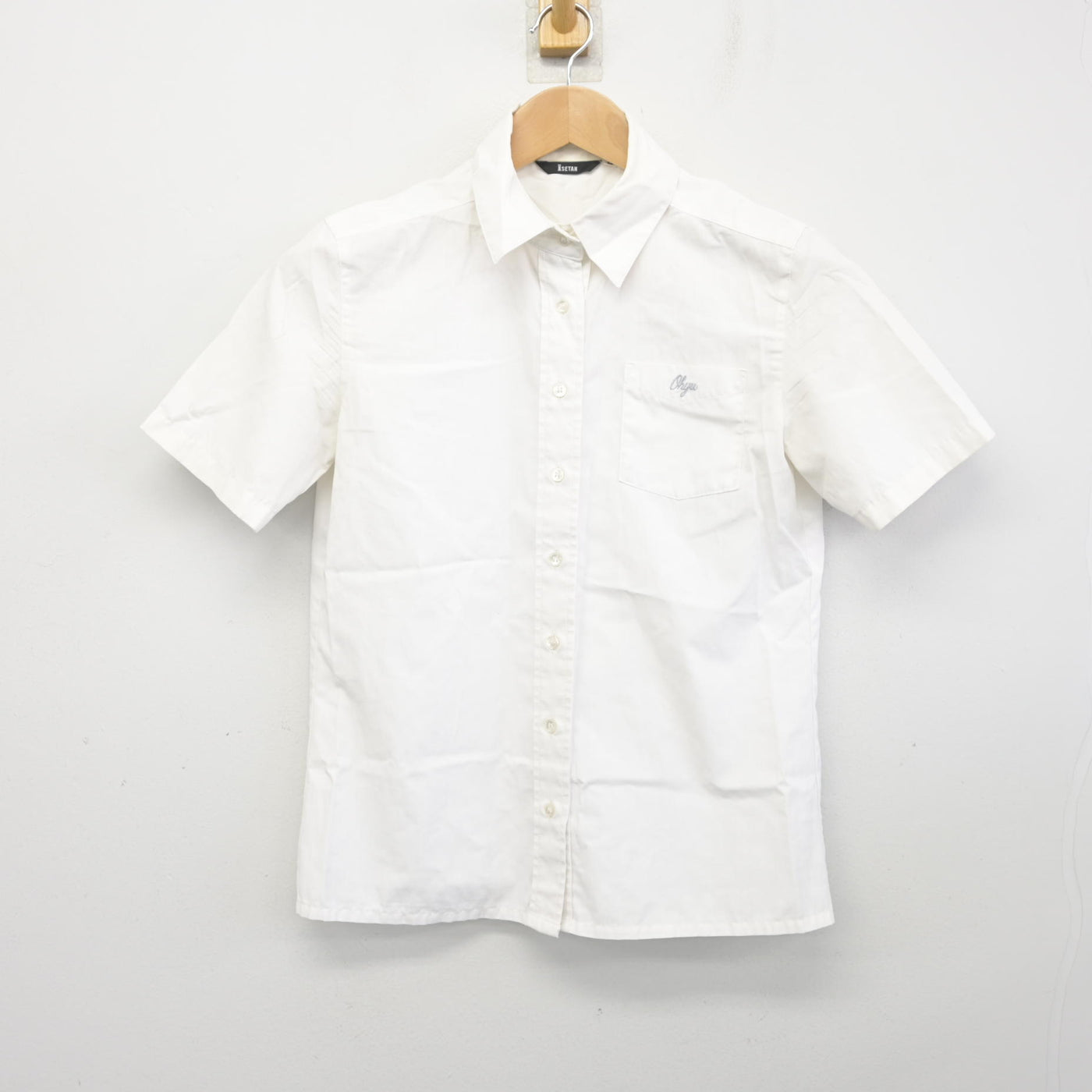 【中古】東京都 鷗友学園女子中学高等学校 女子制服 2点 (ニットベスト・シャツ) sf104173