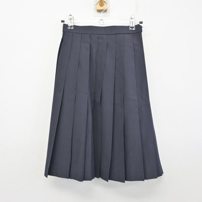 【中古】岡山県 倉敷南高等学校 女子制服 3点 (ニットベスト・シャツ・スカート) sf104176