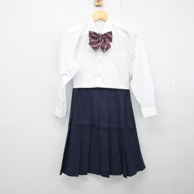 【中古】東京都 明星学苑 明星高等学校 女子制服 4点 (ブレザー・シャツ・スカート) sf104180