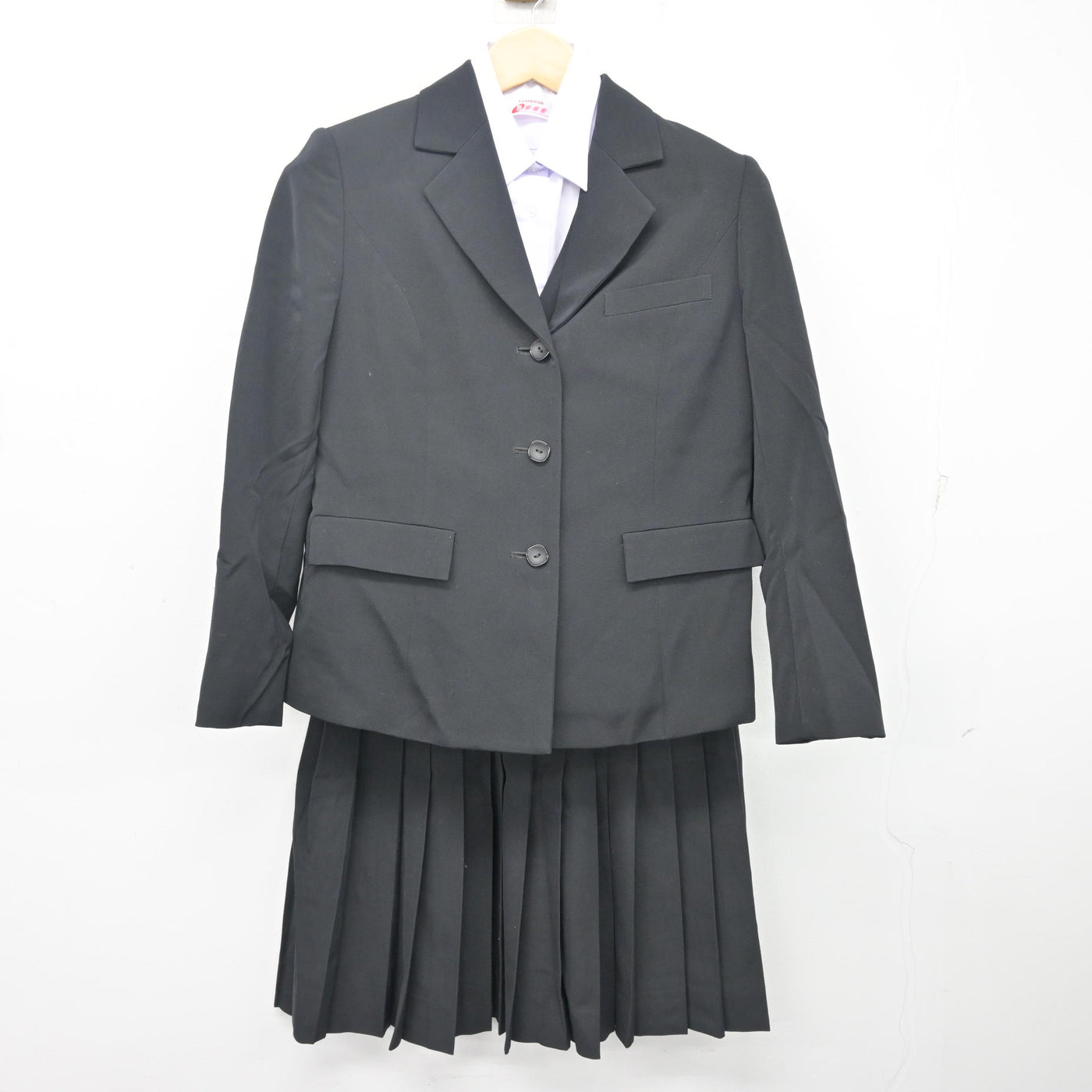 【中古】三重県 桜浜中学校 女子制服 4点 (ブレザー・ベスト・シャツ・スカート) sf104205