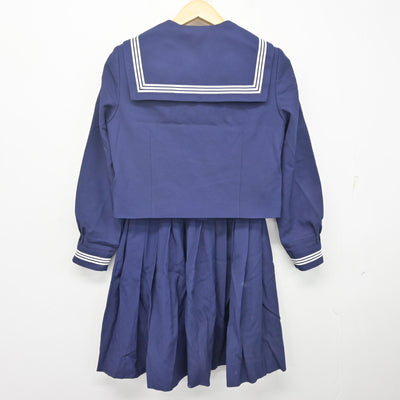 【中古】千葉県 畑沢中学校 女子制服 3点 (セーラー服・スカート) sf104207