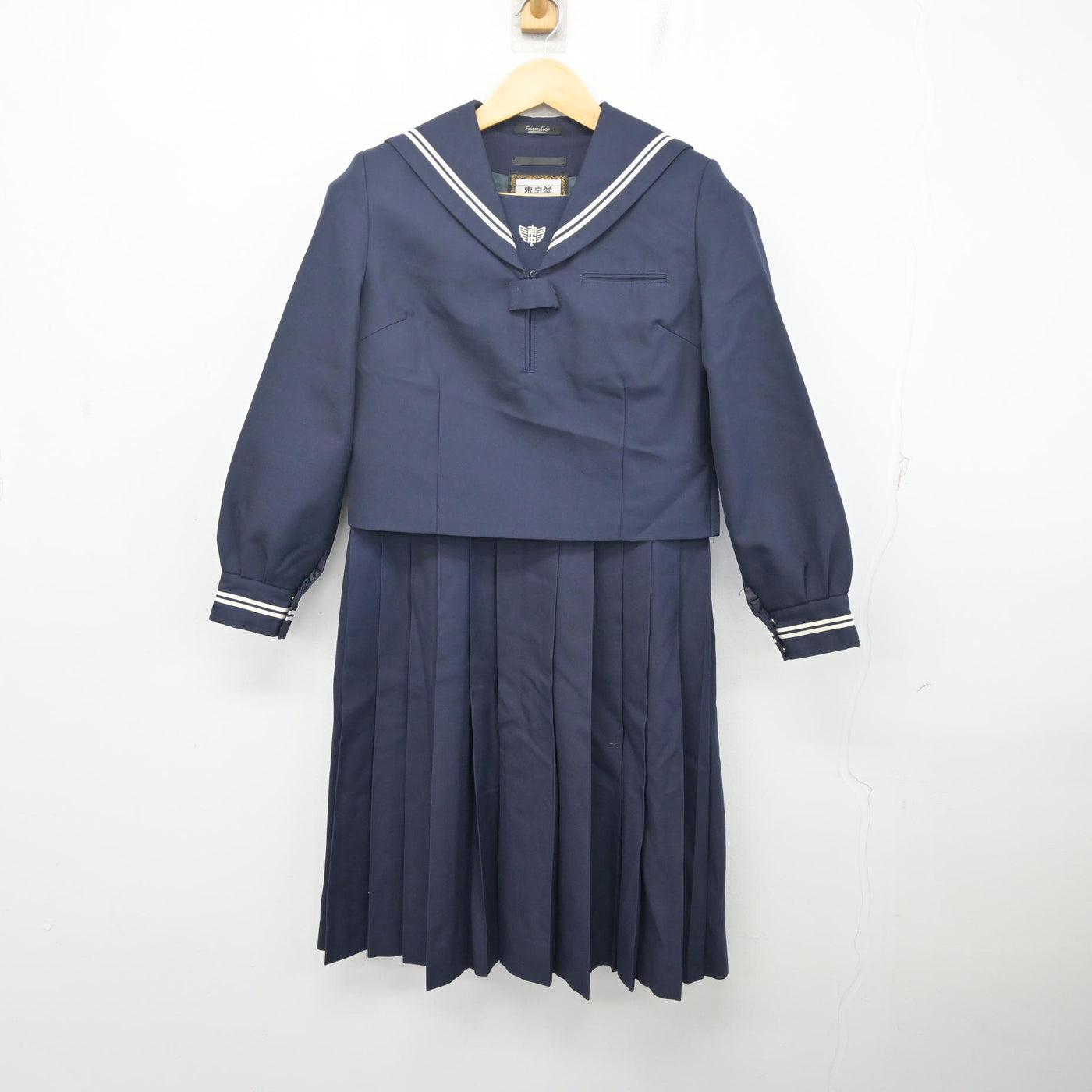 【中古】千葉県 小金南中学校/旧制服 女子制服 2点 (セーラー服・ジャンパースカート) sf104233