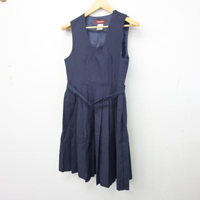 【中古】千葉県 小金南中学校/旧制服 女子制服 1点 (ジャンパースカート) sf104234