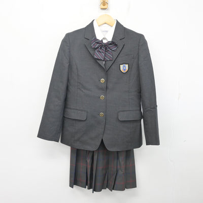 【中古】愛知県 豊田東高等学校 女子制服 4点 (ブレザー・シャツ・スカート) sf104242