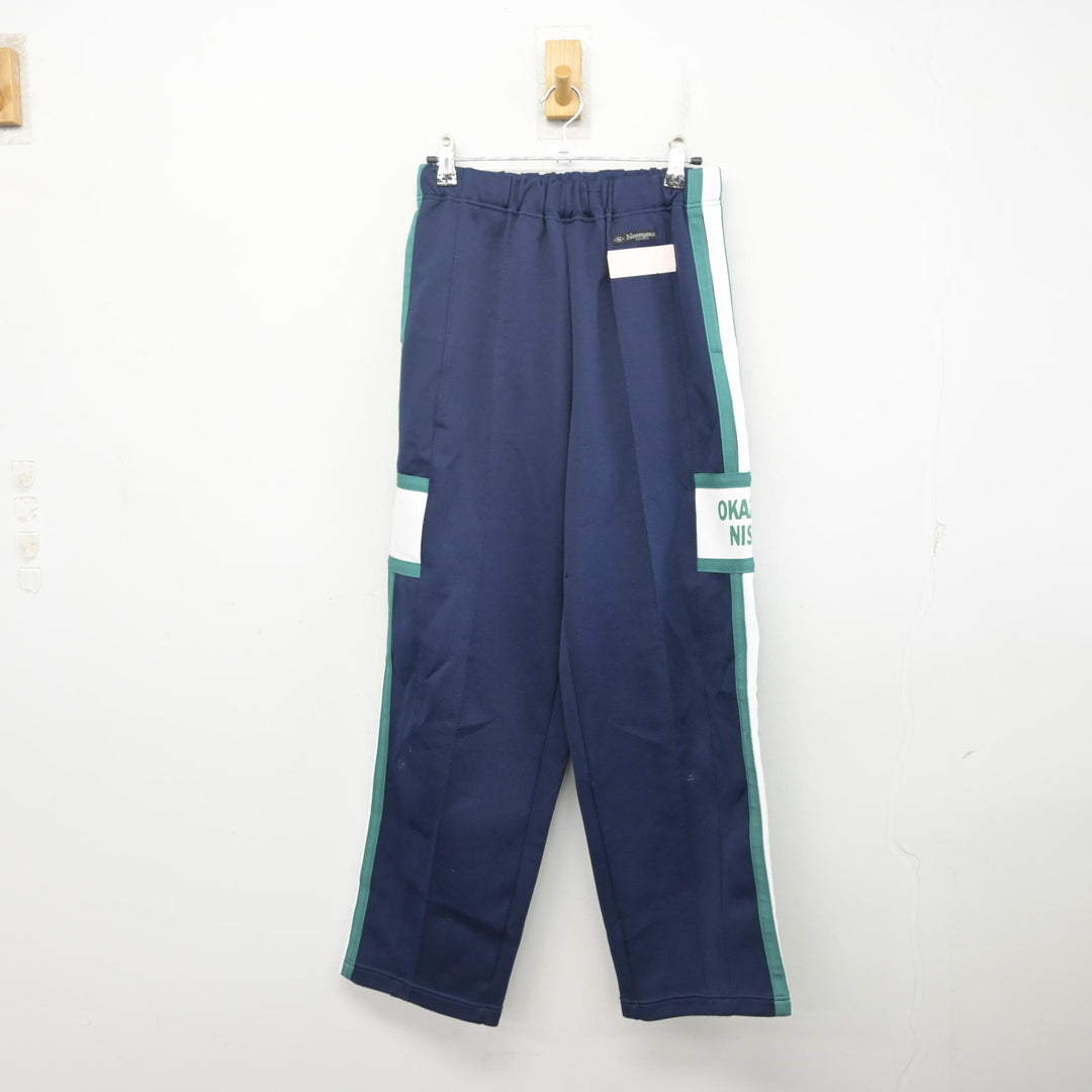 中古】愛知県 岡崎西高等学校 女子制服 2点 (ジャージ 上・ジャージ 下