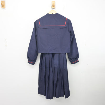 【中古】宮崎県 妻中学校 女子制服 3点 (セーラー服・スカート) sf104261