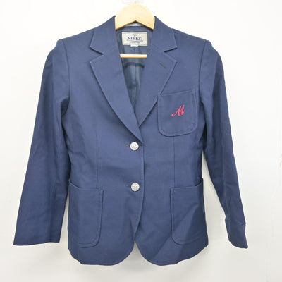 【中古】京都府 松尾中学校 女子制服 2点 (ブレザー・スカート) sf104271