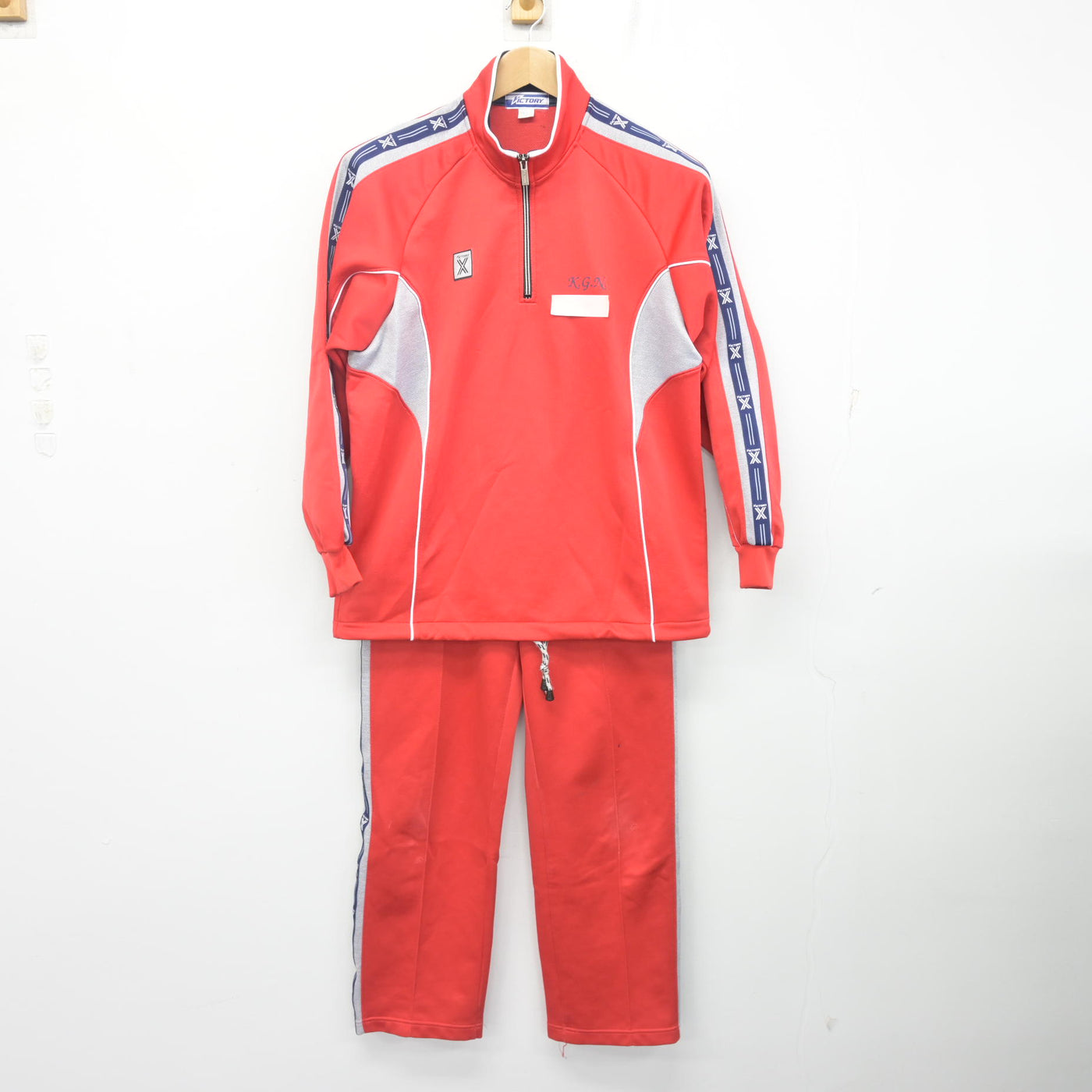 【中古】京都府 京都外大西高等学校 女子制服 2点 (ジャージ 上・ジャージ 下) sf104298