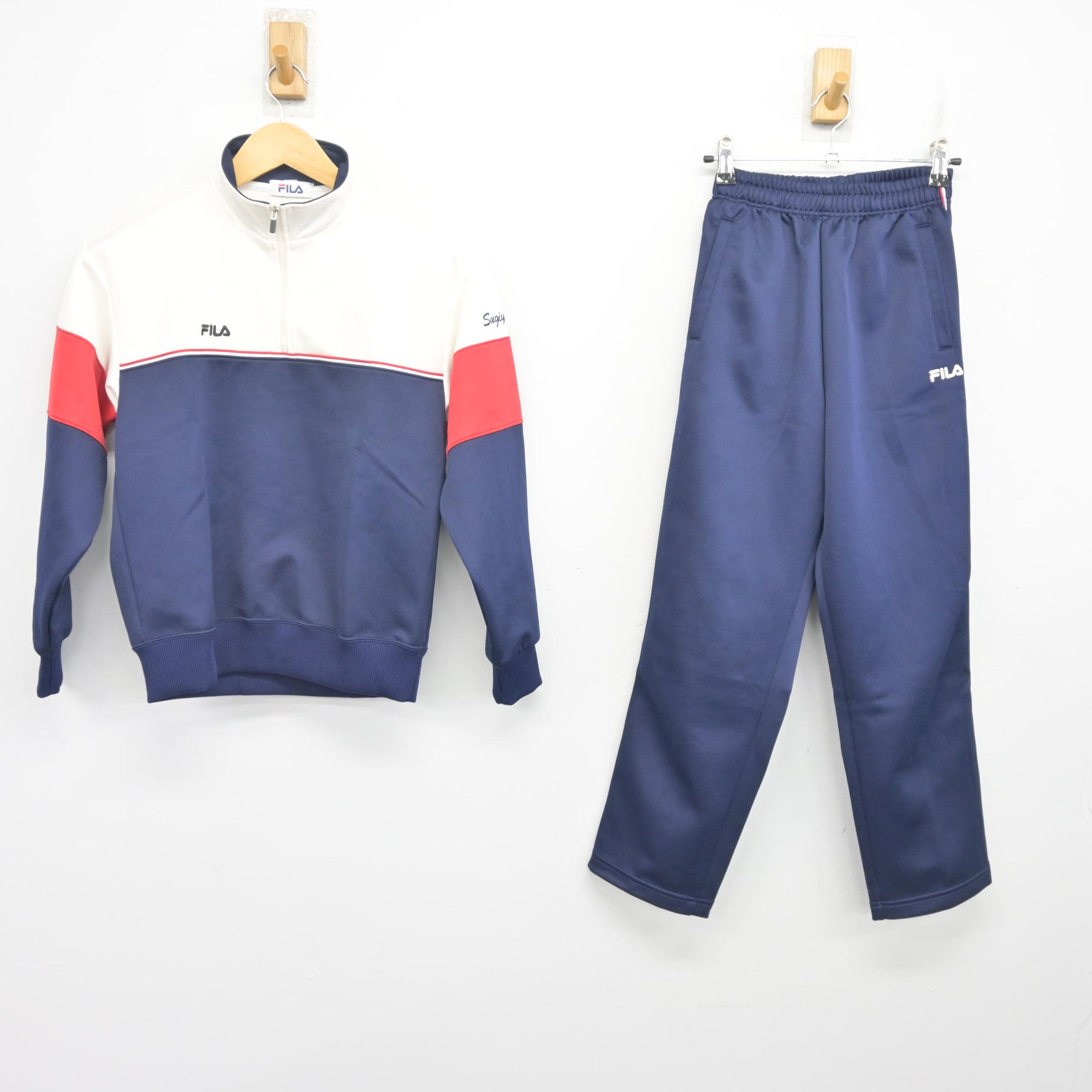 中古】愛知県 椙山女学園中学校 女子制服 2点 (ジャージ 上・ジャージ