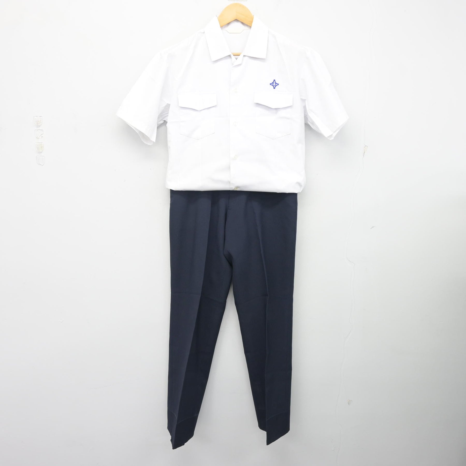 中古】長崎県 長崎北陽台高等学校/旧制服 男子制服 3点 (シャツ