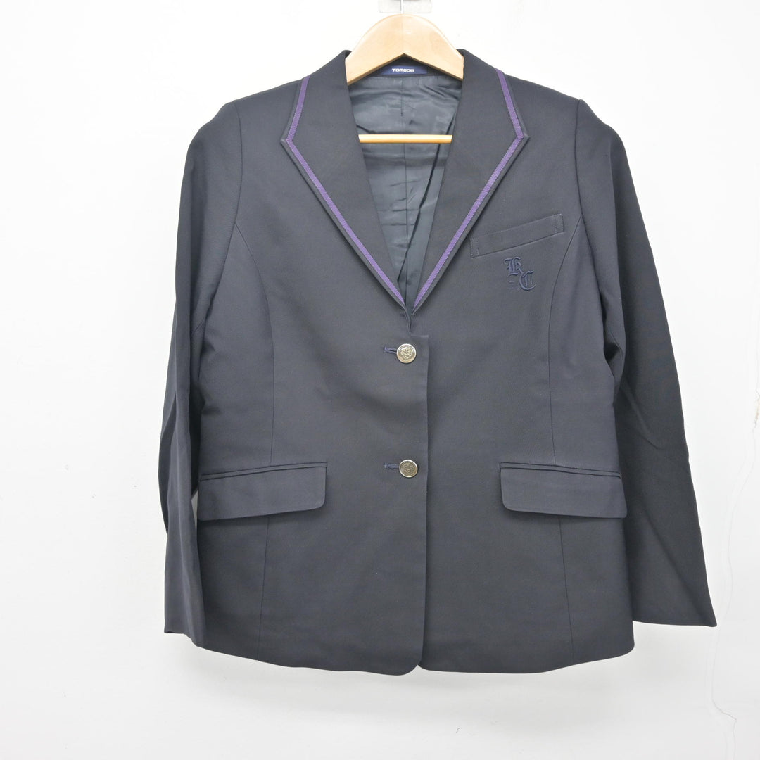 中古】山梨県 甲府商業高等学校 女子制服 4点 (ブレザー・シャツ