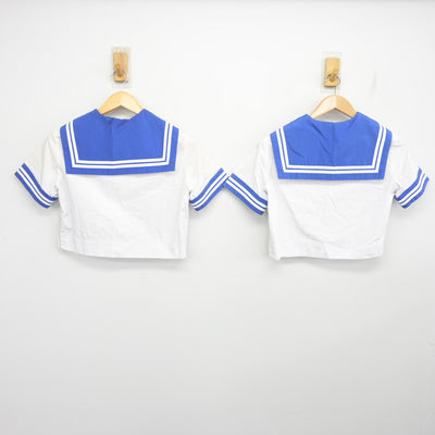 【中古】熊本県 託麻中学校 女子制服 4点 (セーラー服・スカート) sf104335