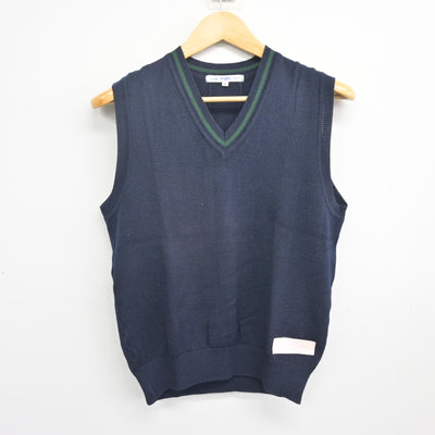 【中古】神奈川県 横浜創英高等学校 女子制服 2点 (ニットベスト・スカート) sf104347