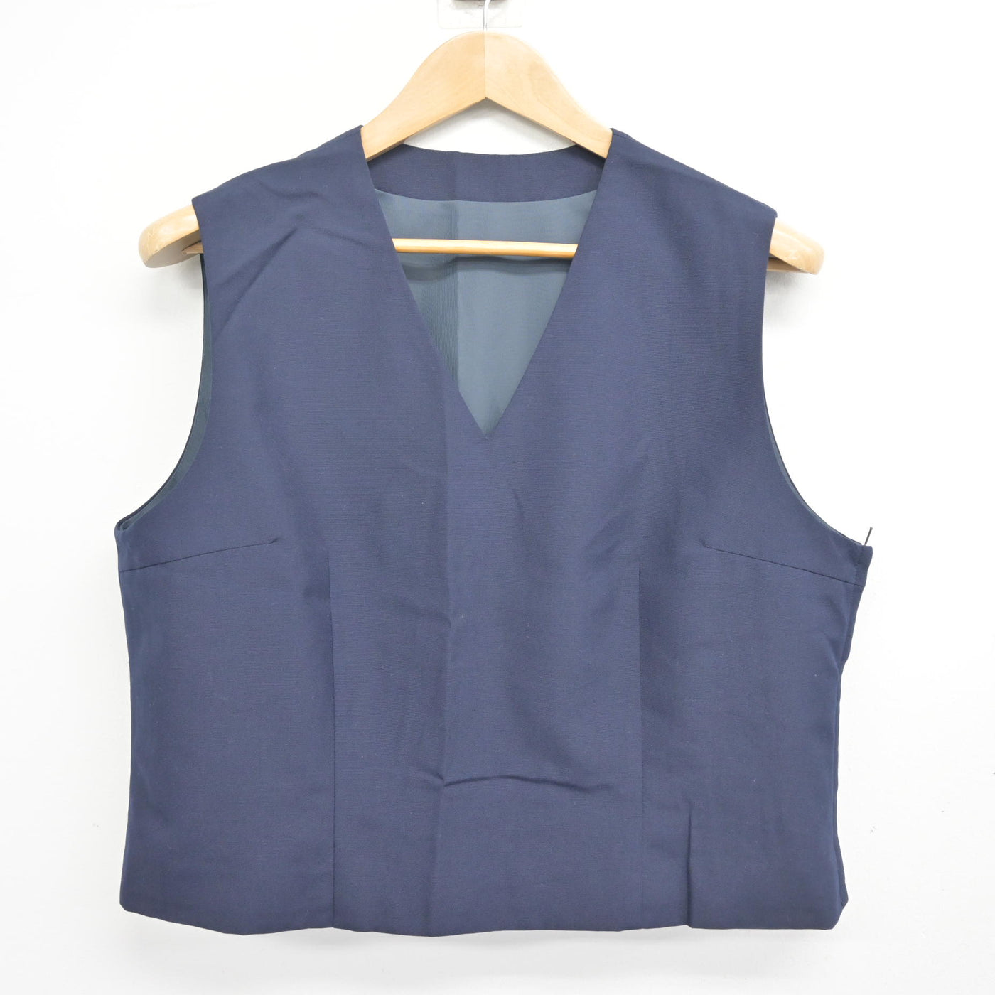 【中古】神奈川県 寛政中学校 女子制服 2点 (ベスト・スカート) sf104383